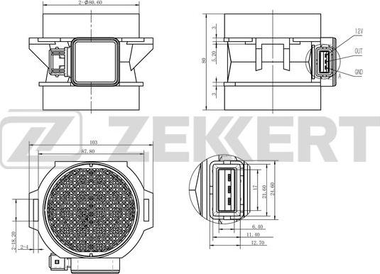 Zekkert SE-1018 - Luftmassenmesser alexcarstop-ersatzteile.com