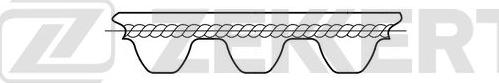 Zekkert ZR-1041 - Zahnriemen alexcarstop-ersatzteile.com