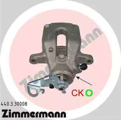 Zimmermann 440.3.30008 - Bremssattel alexcarstop-ersatzteile.com