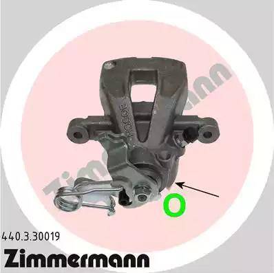 Zimmermann 440.3.30019 - Bremssattel alexcarstop-ersatzteile.com