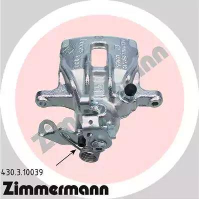 Zimmermann 430.3.10039 - Bremssattel alexcarstop-ersatzteile.com