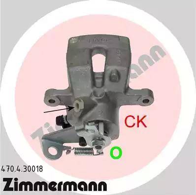 Zimmermann 470.4.30018 - Bremssattel alexcarstop-ersatzteile.com