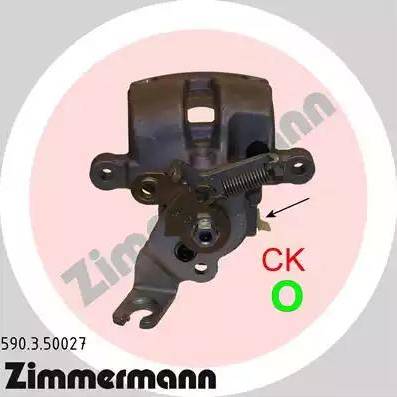 Zimmermann 590.3.50027 - Bremssattel alexcarstop-ersatzteile.com