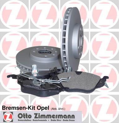 Zimmermann 640.4207.00 - Bremsensatz, Scheibenbremse alexcarstop-ersatzteile.com