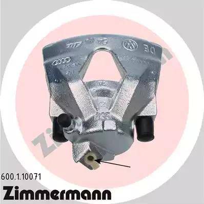 Zimmermann 600.1.10071 - Bremssattel alexcarstop-ersatzteile.com