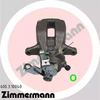 Zimmermann 600.3.10040 - Bremssattel alexcarstop-ersatzteile.com