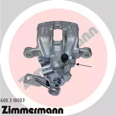 Zimmermann 600.3.10007 - Bremssattel alexcarstop-ersatzteile.com