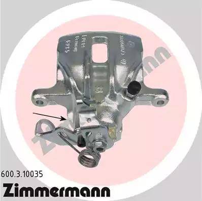 Zimmermann 600.3.10035 - Bremssattel alexcarstop-ersatzteile.com