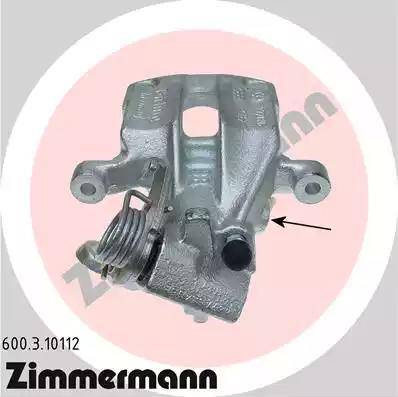 Zimmermann 600.3.10112 - Bremssattel alexcarstop-ersatzteile.com