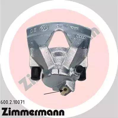 Zimmermann 600.2.10071 - Bremssattel alexcarstop-ersatzteile.com