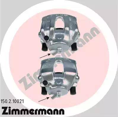 Zimmermann 150.2.10021 - Bremssattel alexcarstop-ersatzteile.com