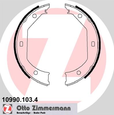 Zimmermann 10990.103.4 - Bremsbackensatz, Feststellbremse alexcarstop-ersatzteile.com