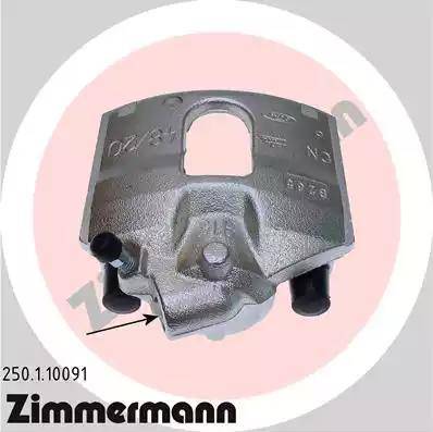 Zimmermann 250.1.10091 - Bremssattel alexcarstop-ersatzteile.com