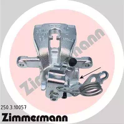 Zimmermann 250.3.10057 - Bremssattel alexcarstop-ersatzteile.com