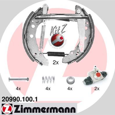 Zimmermann 20990.100.1 - Bremsbackensatz alexcarstop-ersatzteile.com