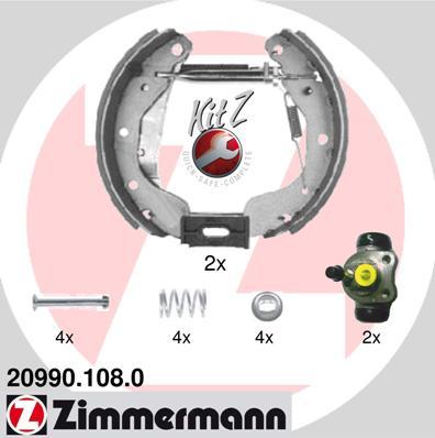 Zimmermann 20990.108.0 - Bremsbackensatz alexcarstop-ersatzteile.com