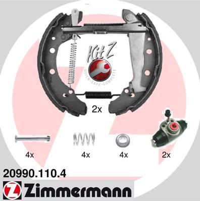 Zimmermann 20990.110.4 - Bremsbackensatz alexcarstop-ersatzteile.com