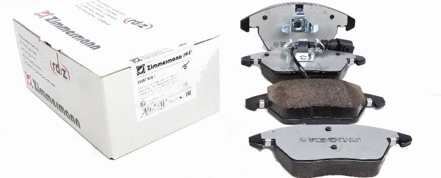 Zimmermann 23587.900.1 - Bremsbelagsatz, Scheibenbremse alexcarstop-ersatzteile.com