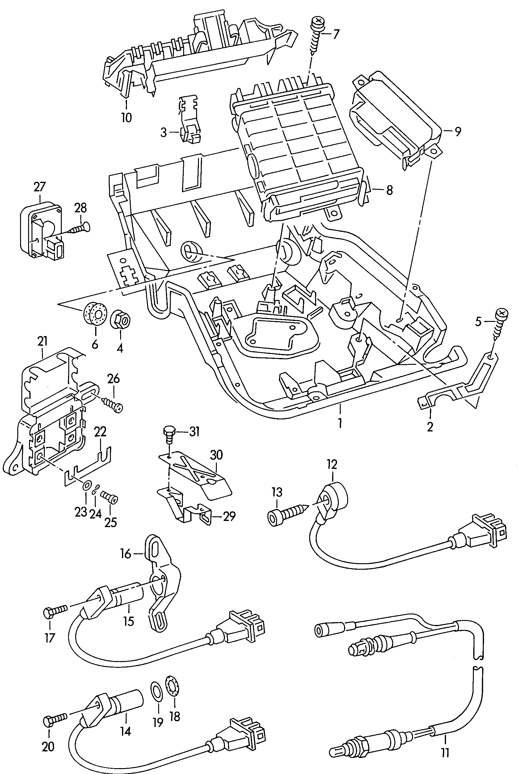 Seat 034 905 381 A - Impulsgeber, Kurbelwelle alexcarstop-ersatzteile.com