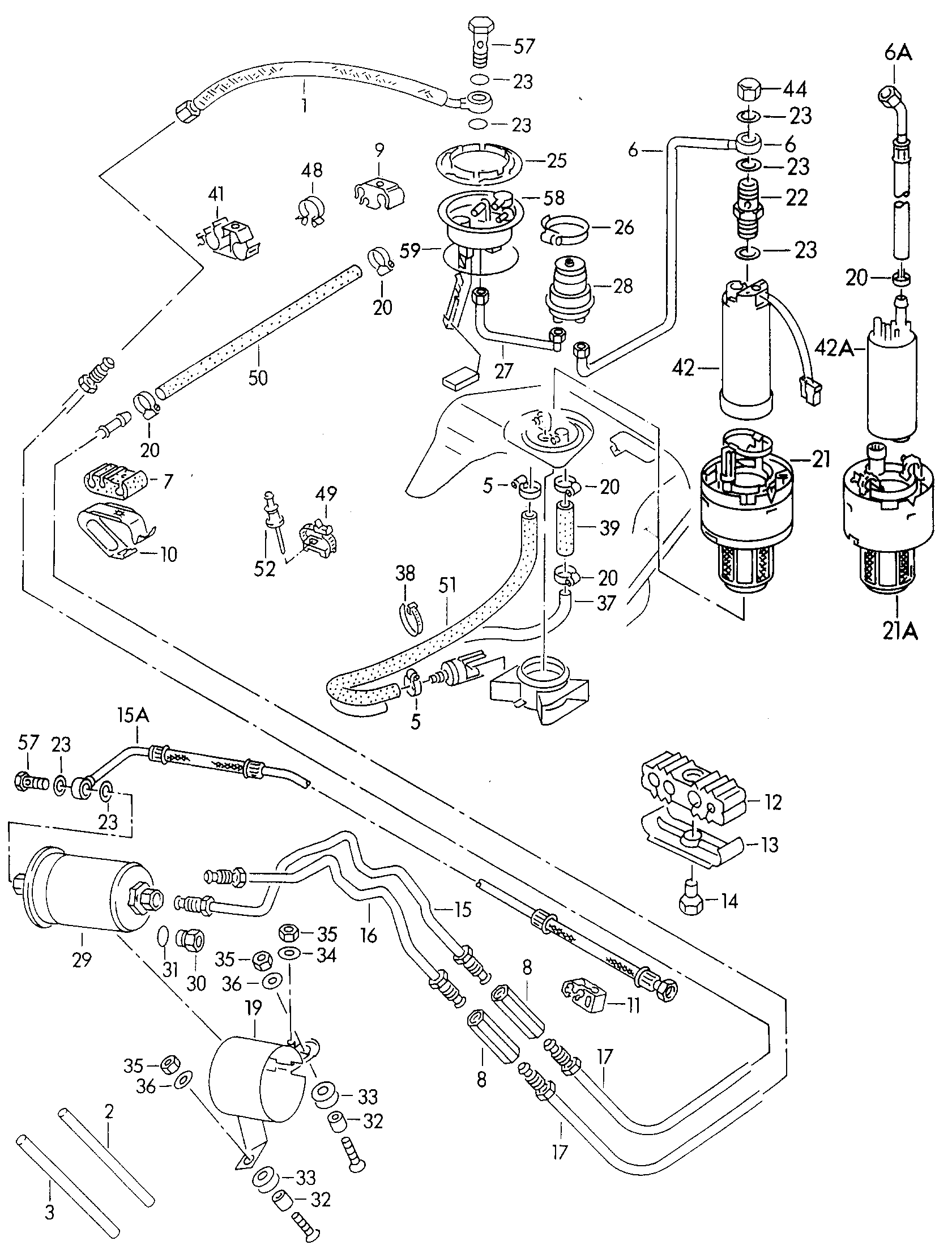 VW (FAW) 893 133 511 - Kraftstofffilter alexcarstop-ersatzteile.com