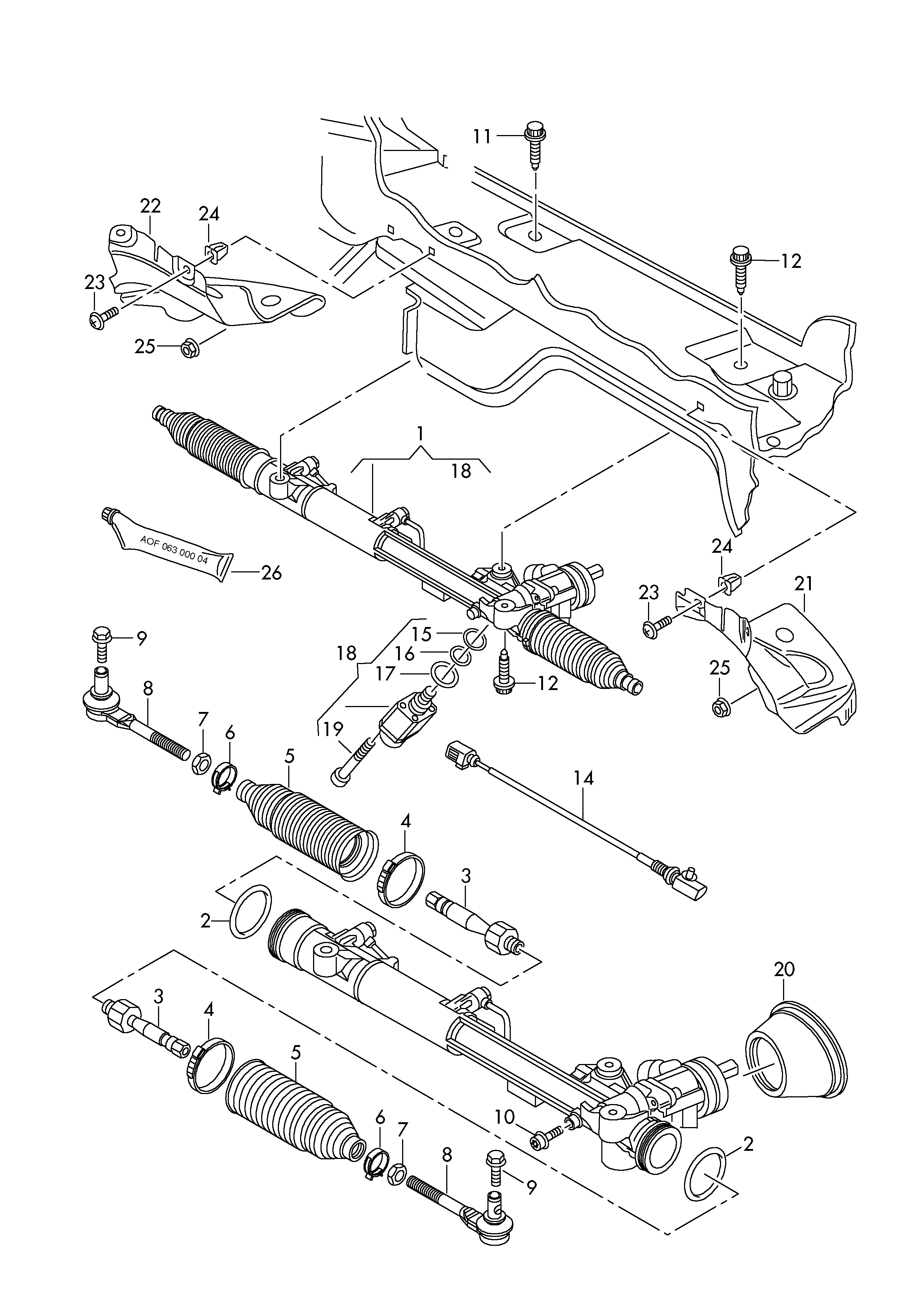 Skoda 4F0422821D - Axialgelenk, Spurstange alexcarstop-ersatzteile.com