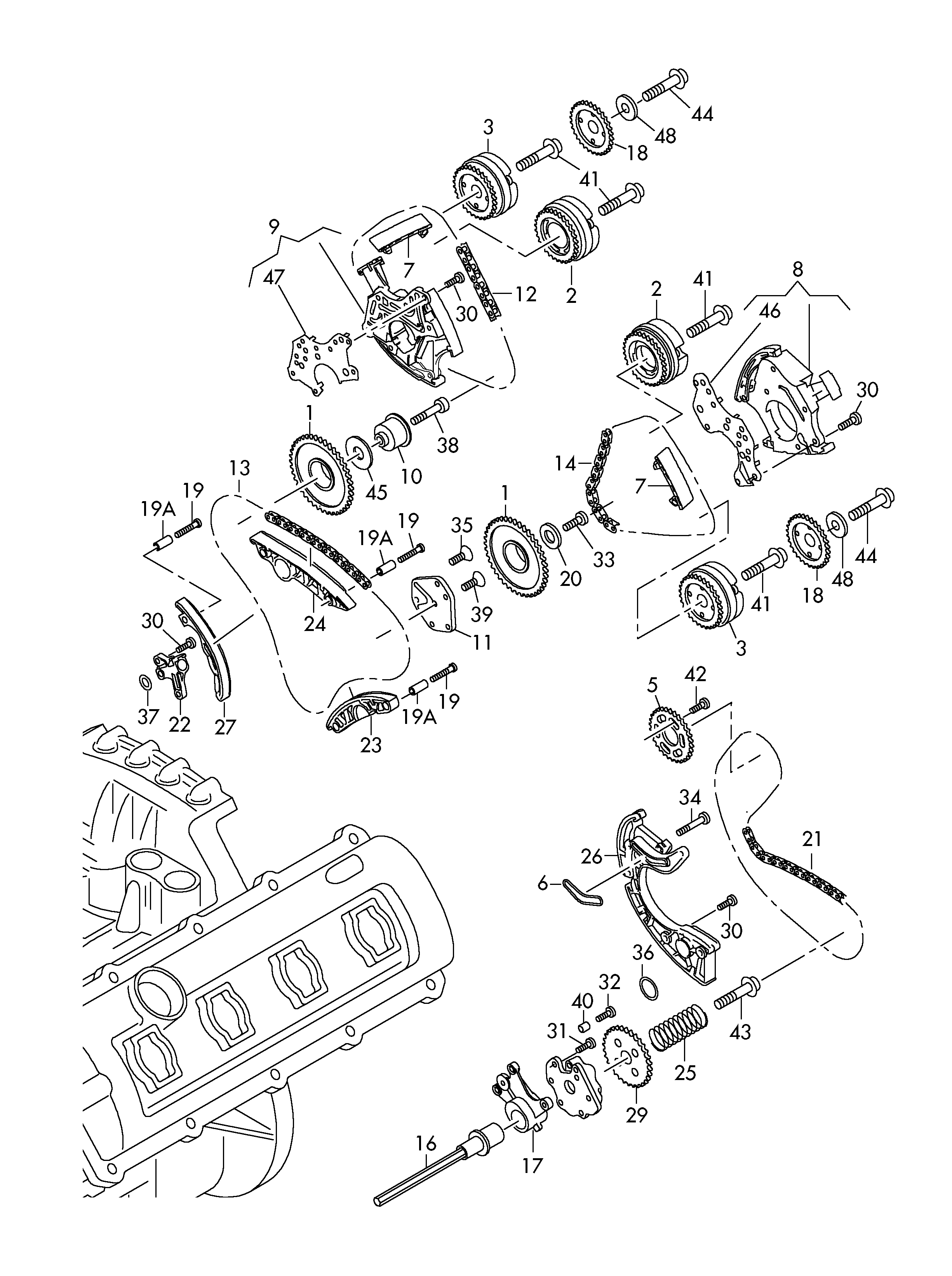 AUDI 06E 109 507 D - Spanner, Steuerkette alexcarstop-ersatzteile.com