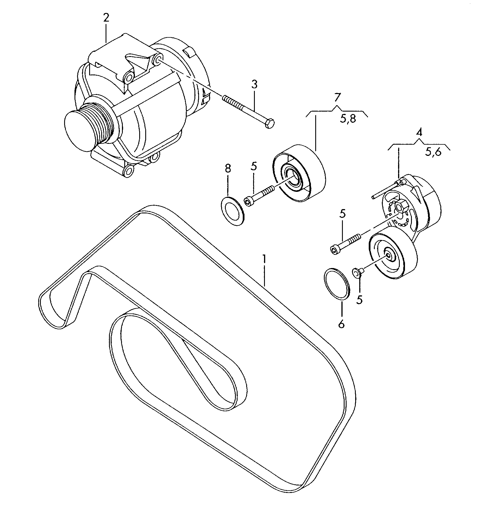 VW 06E 903 137 J - Keilrippenriemen alexcarstop-ersatzteile.com