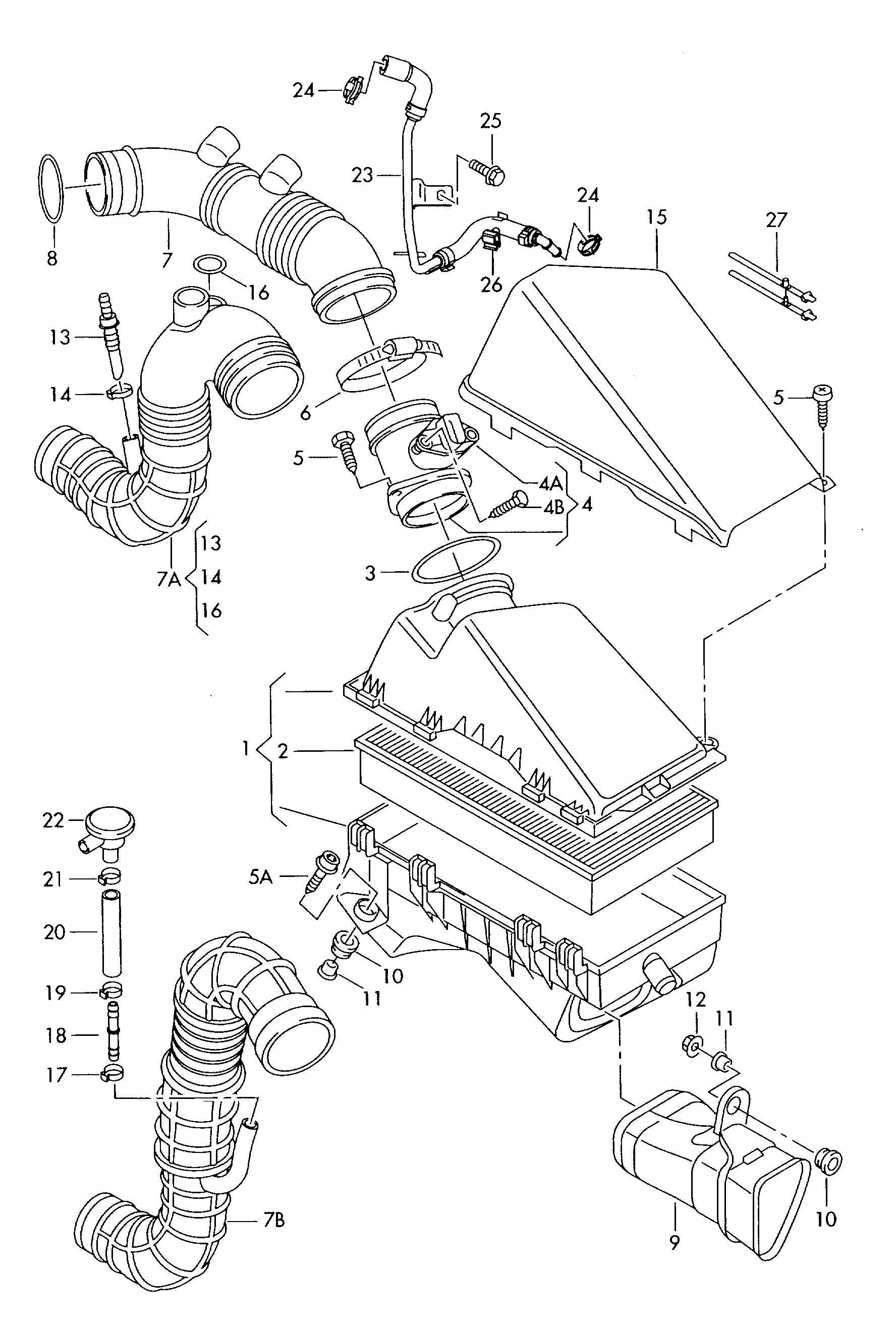 VAG 1J0 129 620 - Luftfilter alexcarstop-ersatzteile.com