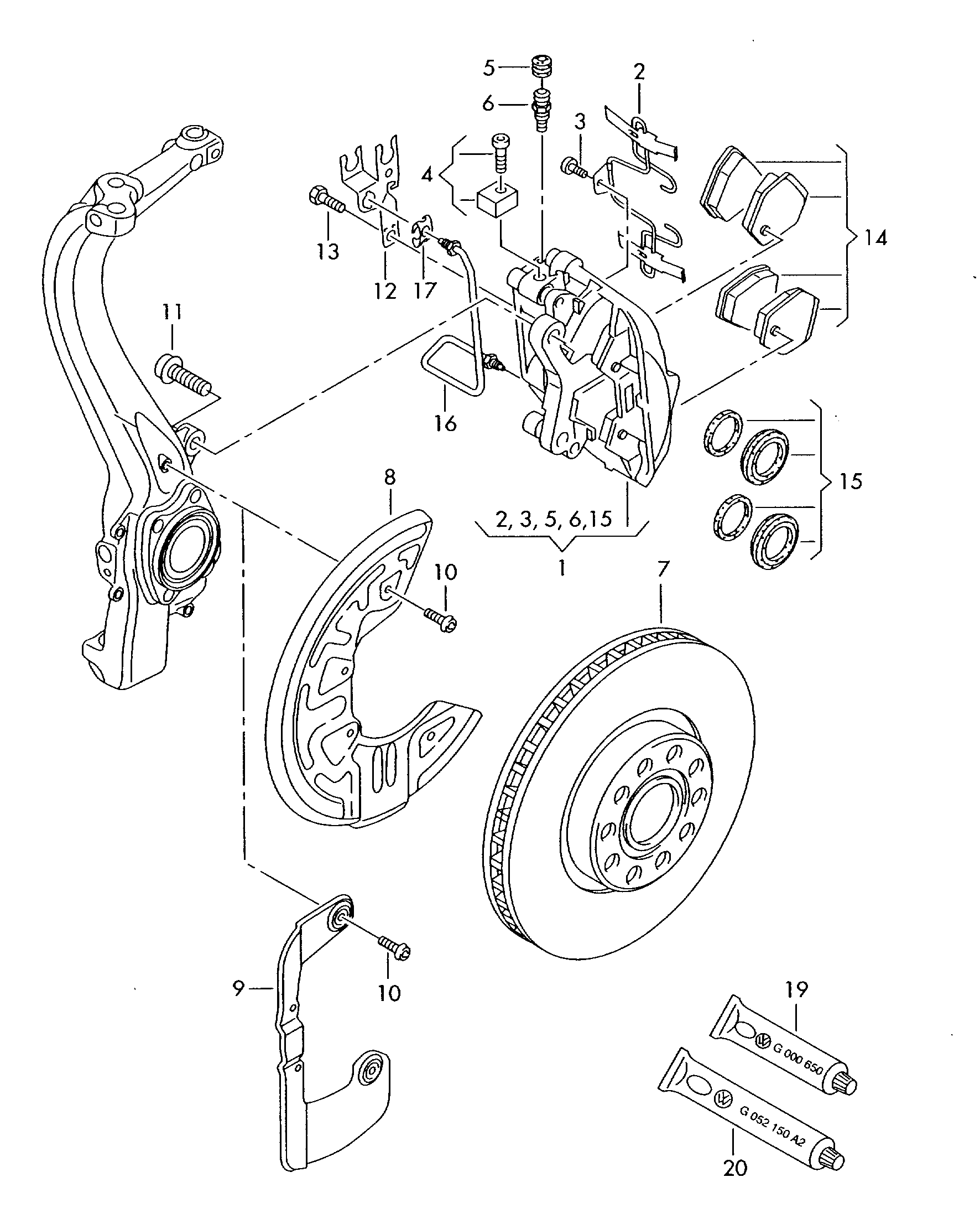 VW 4B3 615 301 - Bremsscheibe alexcarstop-ersatzteile.com