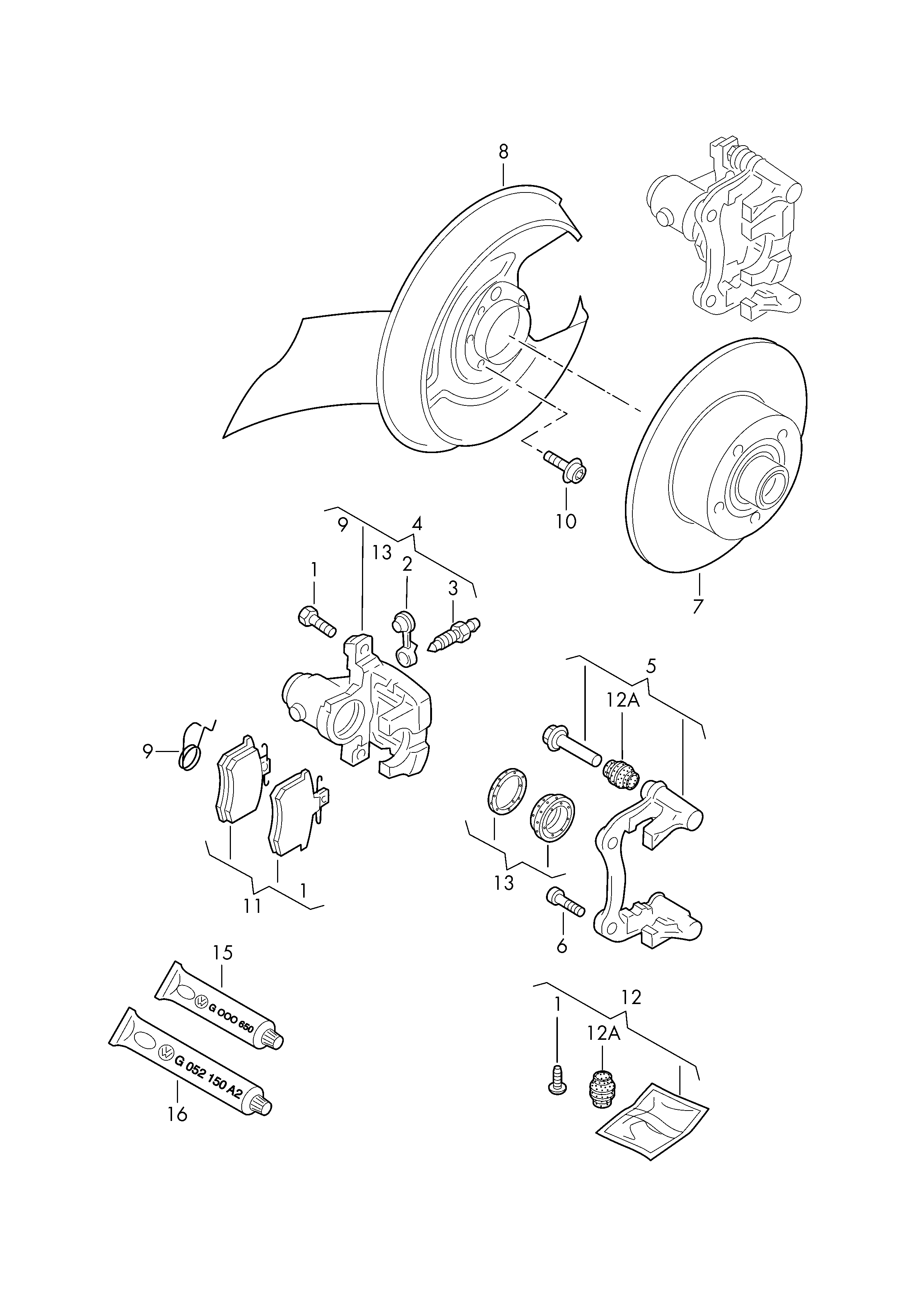 Skoda 4B0 615 423 - Bremssattel alexcarstop-ersatzteile.com