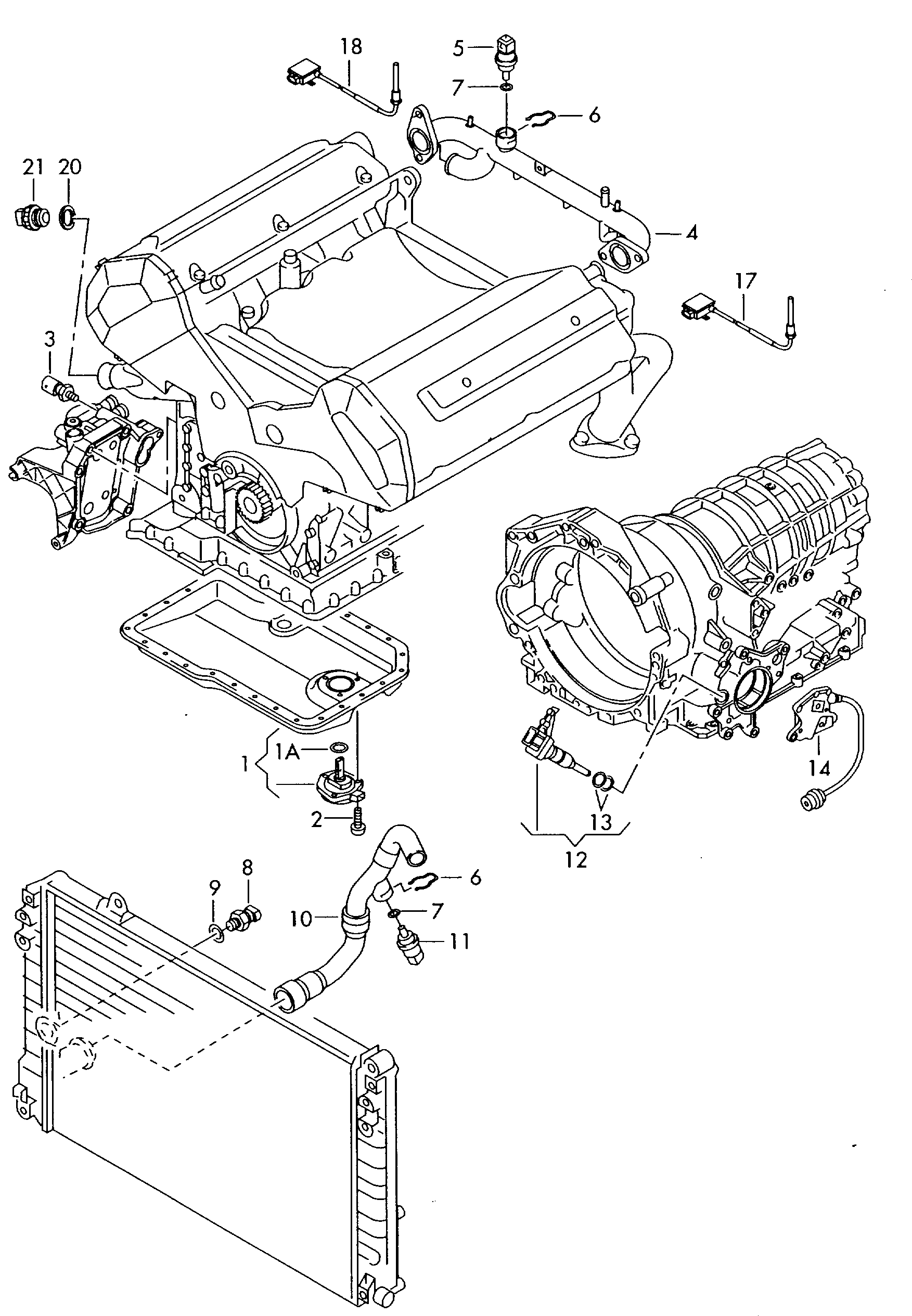 VW/SEAT 06A 919 081 D - Sensor, Öldruck alexcarstop-ersatzteile.com