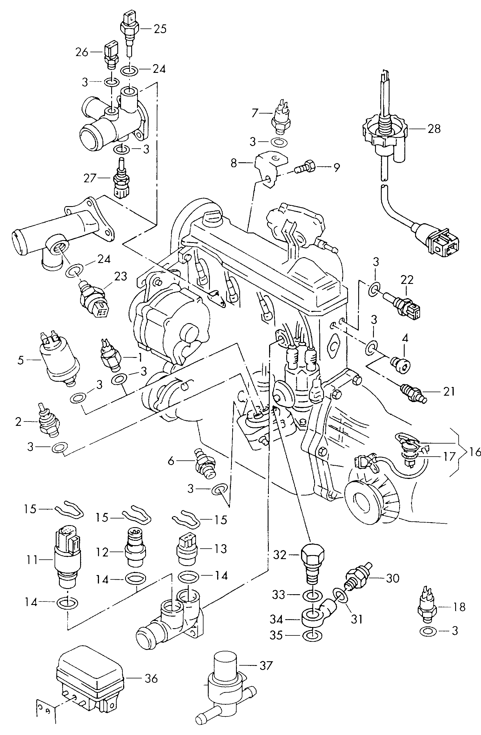 VW 056 919 081 - Sensor, Öldruck alexcarstop-ersatzteile.com