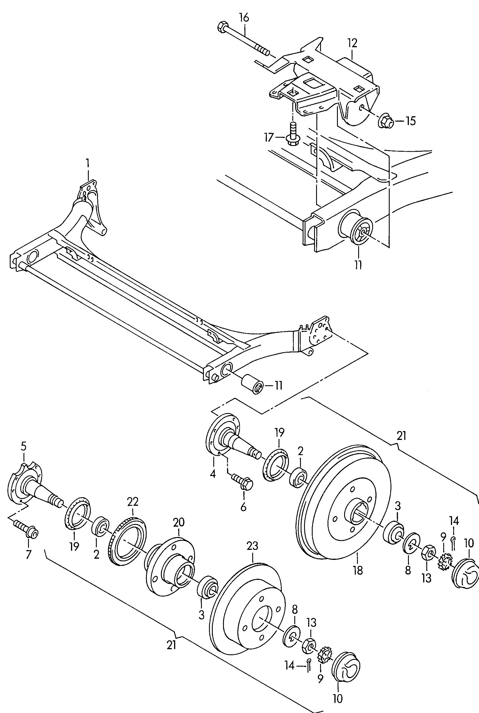 VW 4A0 598 625 A - Radlagersatz alexcarstop-ersatzteile.com