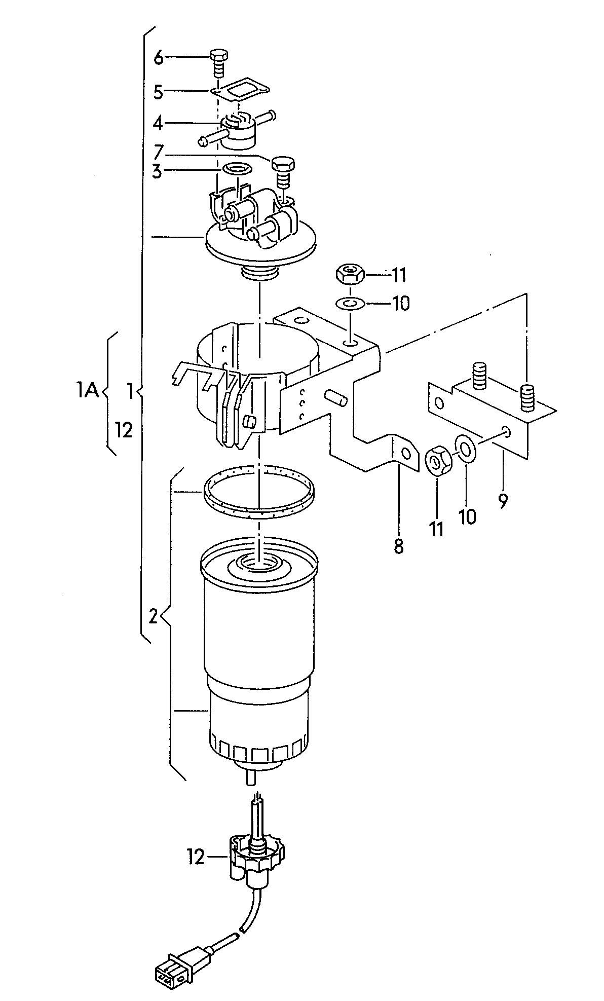 CUPRA 028127435A - Fuel filter alexcarstop-ersatzteile.com