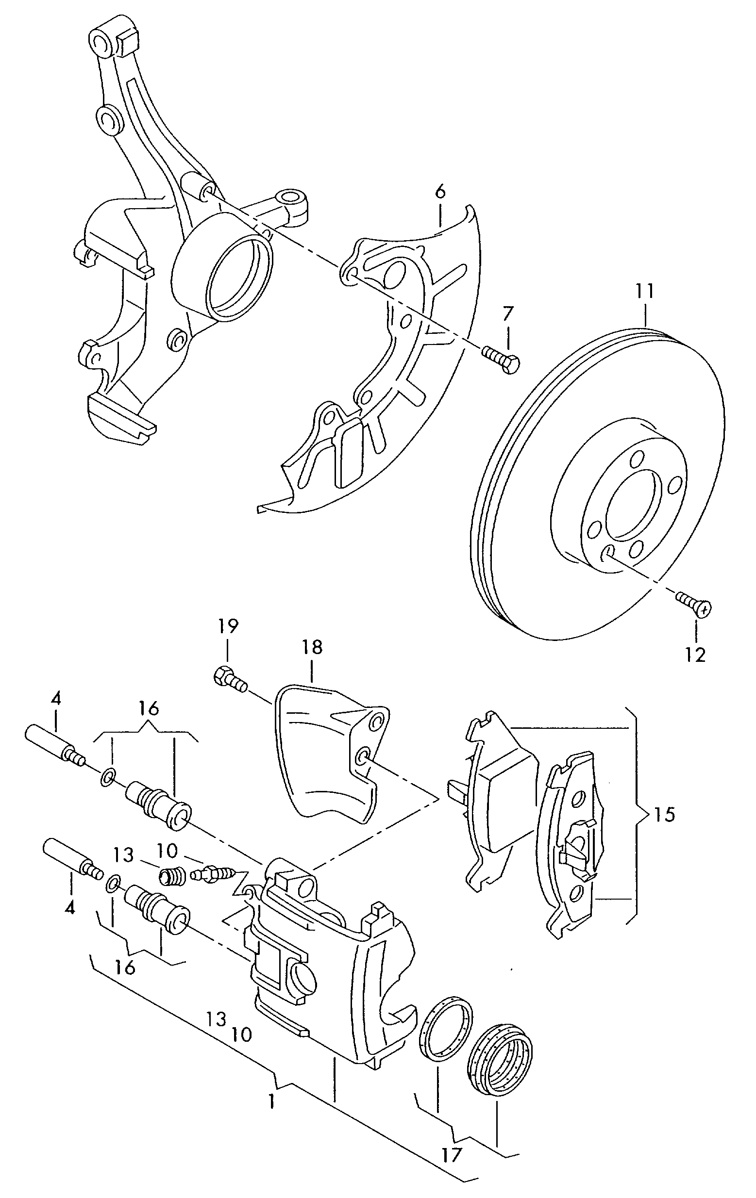 FORD 1J0 615 301 D - Bremsscheibe alexcarstop-ersatzteile.com