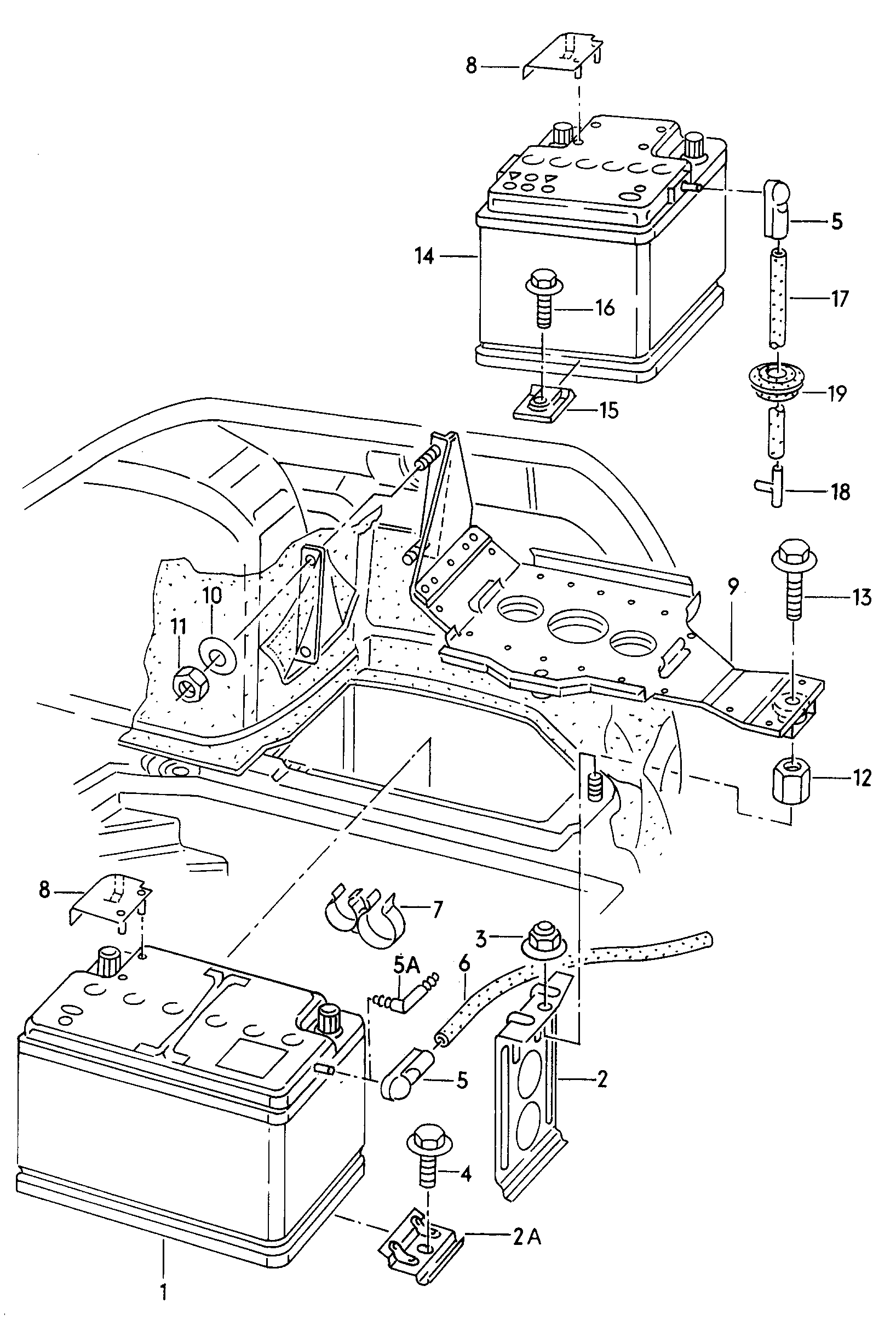 AUDI 000 915 105 AB - Starterbatterie alexcarstop-ersatzteile.com