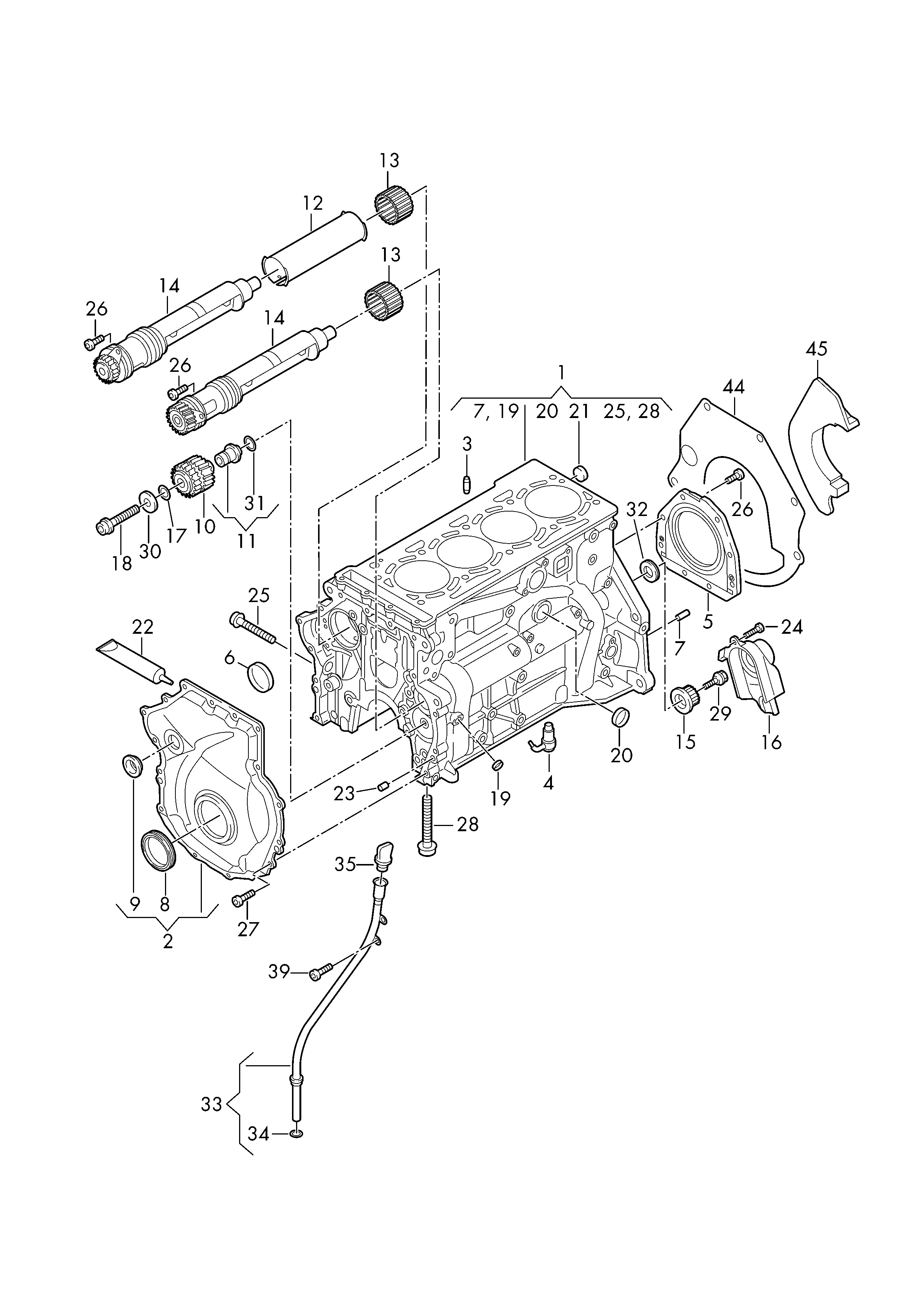 Seat 06K103171G - Wellendichtring, Kurbelwelle alexcarstop-ersatzteile.com