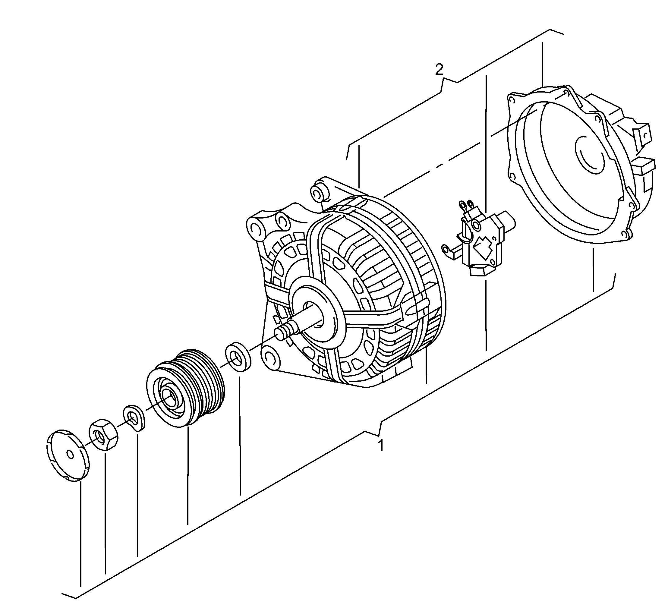 Skoda 06J 903 023 G - Riemenscheibe, Generator alexcarstop-ersatzteile.com