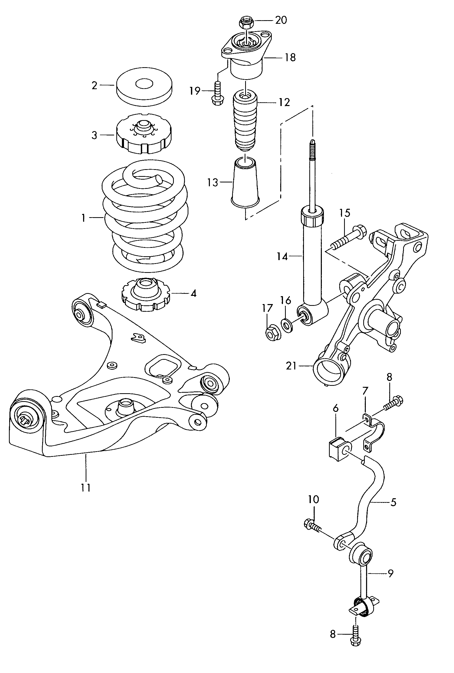 VAG 4B0 512 137 B - Schutzkappe / Faltenbalg, Stoßdämpfer alexcarstop-ersatzteile.com