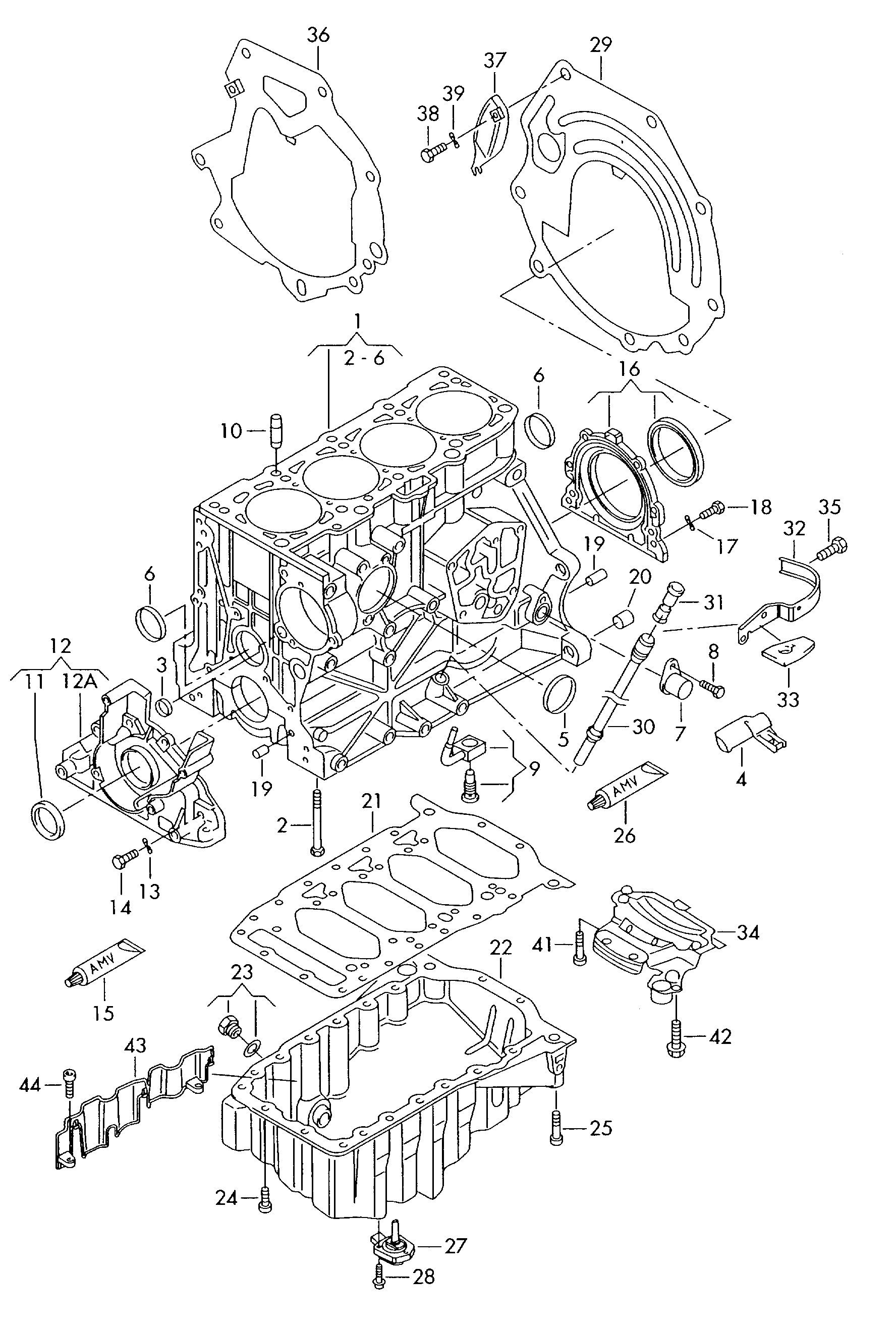 Skoda 038 103 085 E - Wellendichtring, Kurbelwelle alexcarstop-ersatzteile.com