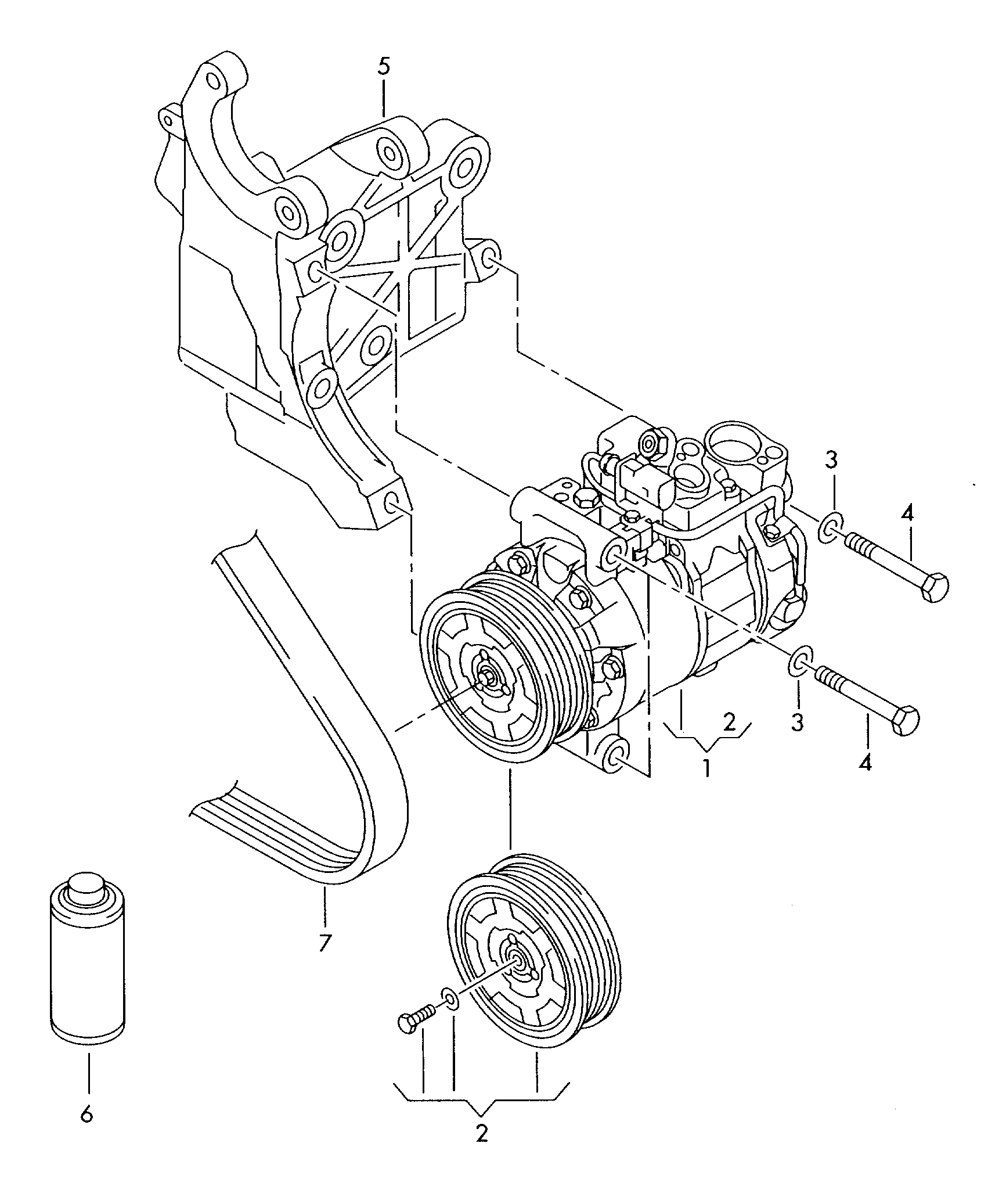 AUDI 4E0260805BA - Kompressor, Klimaanlage alexcarstop-ersatzteile.com