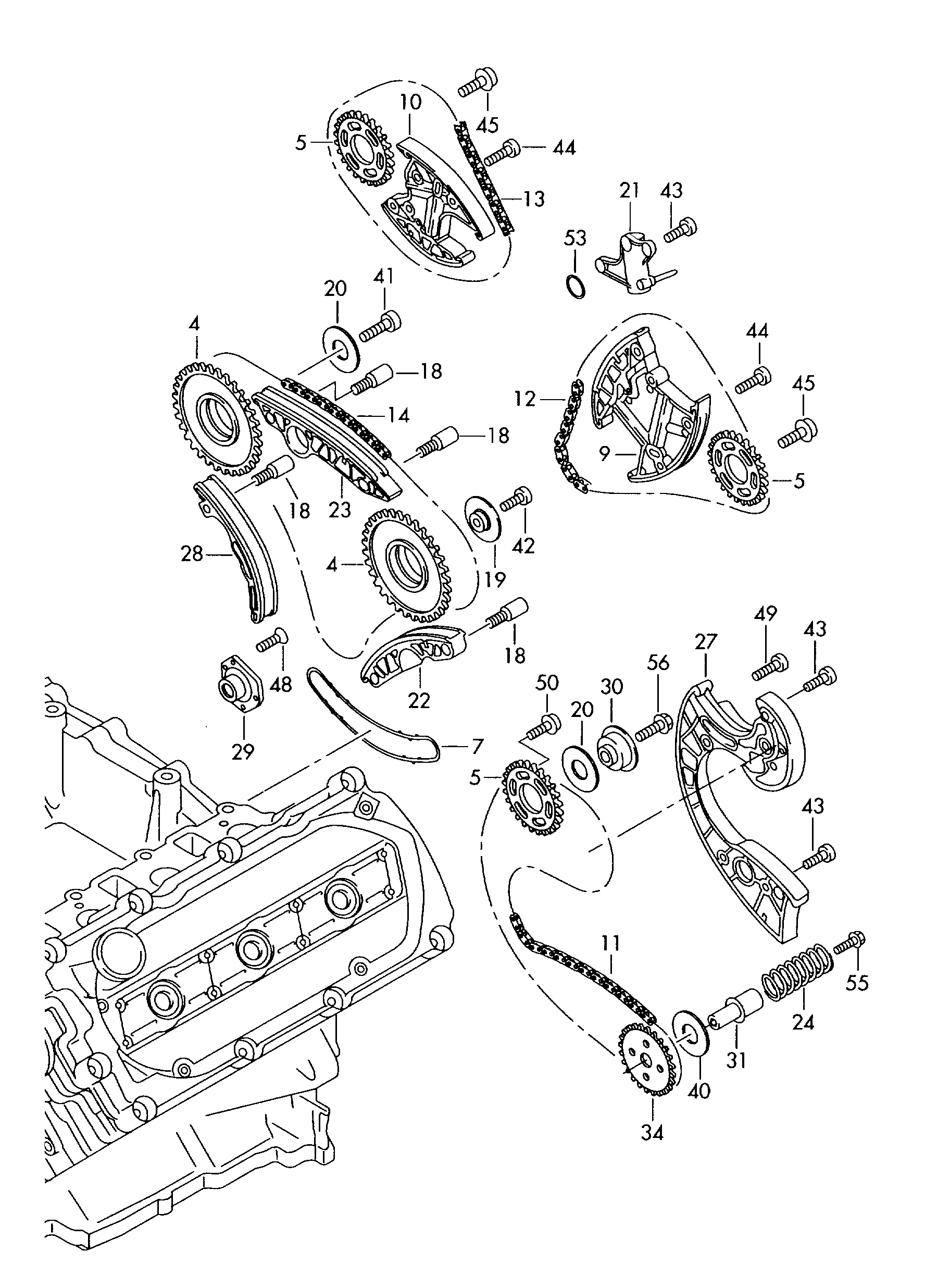 VW 059 109 229 L - Steuerkette alexcarstop-ersatzteile.com