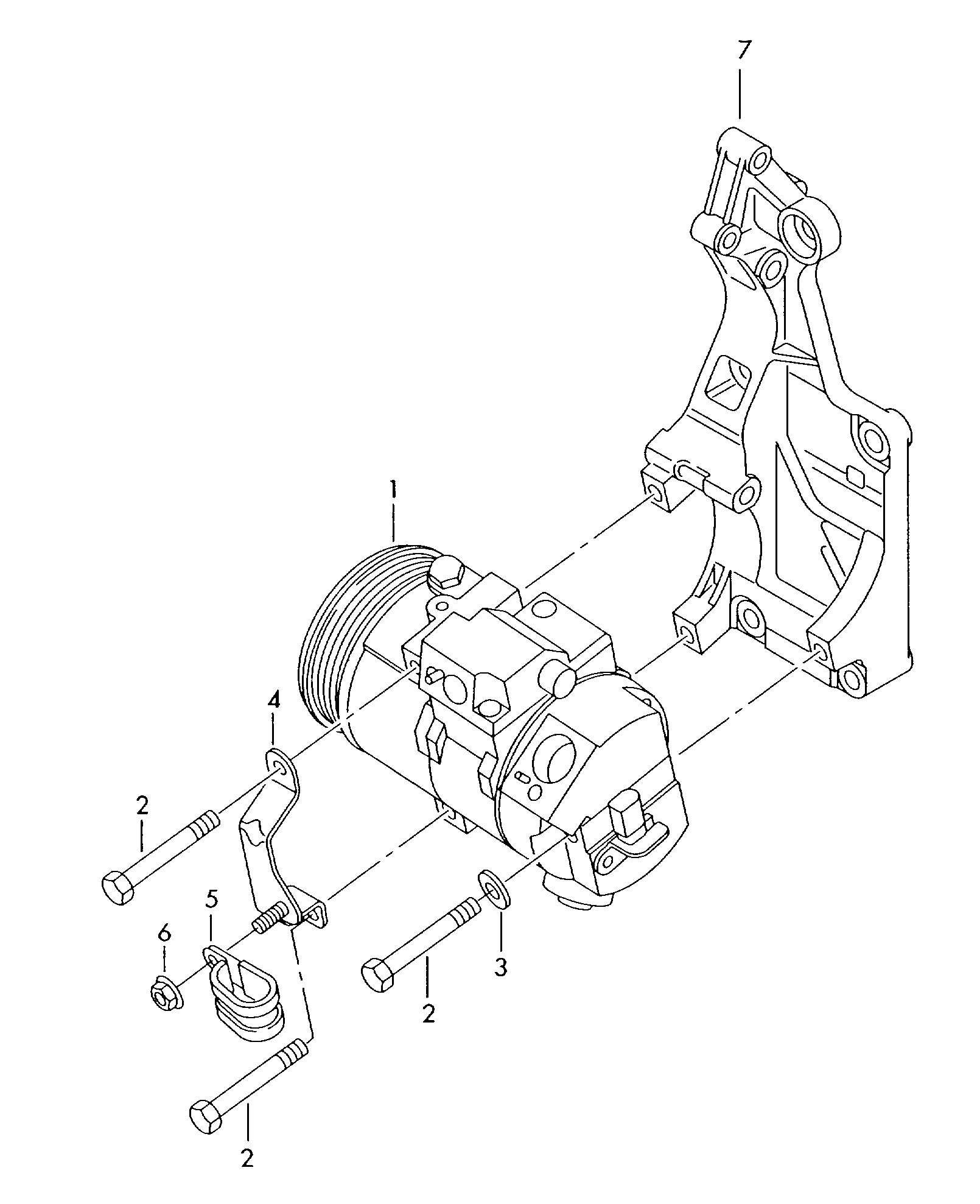 VAG 8Z0260805A - Kompressor, Klimaanlage alexcarstop-ersatzteile.com