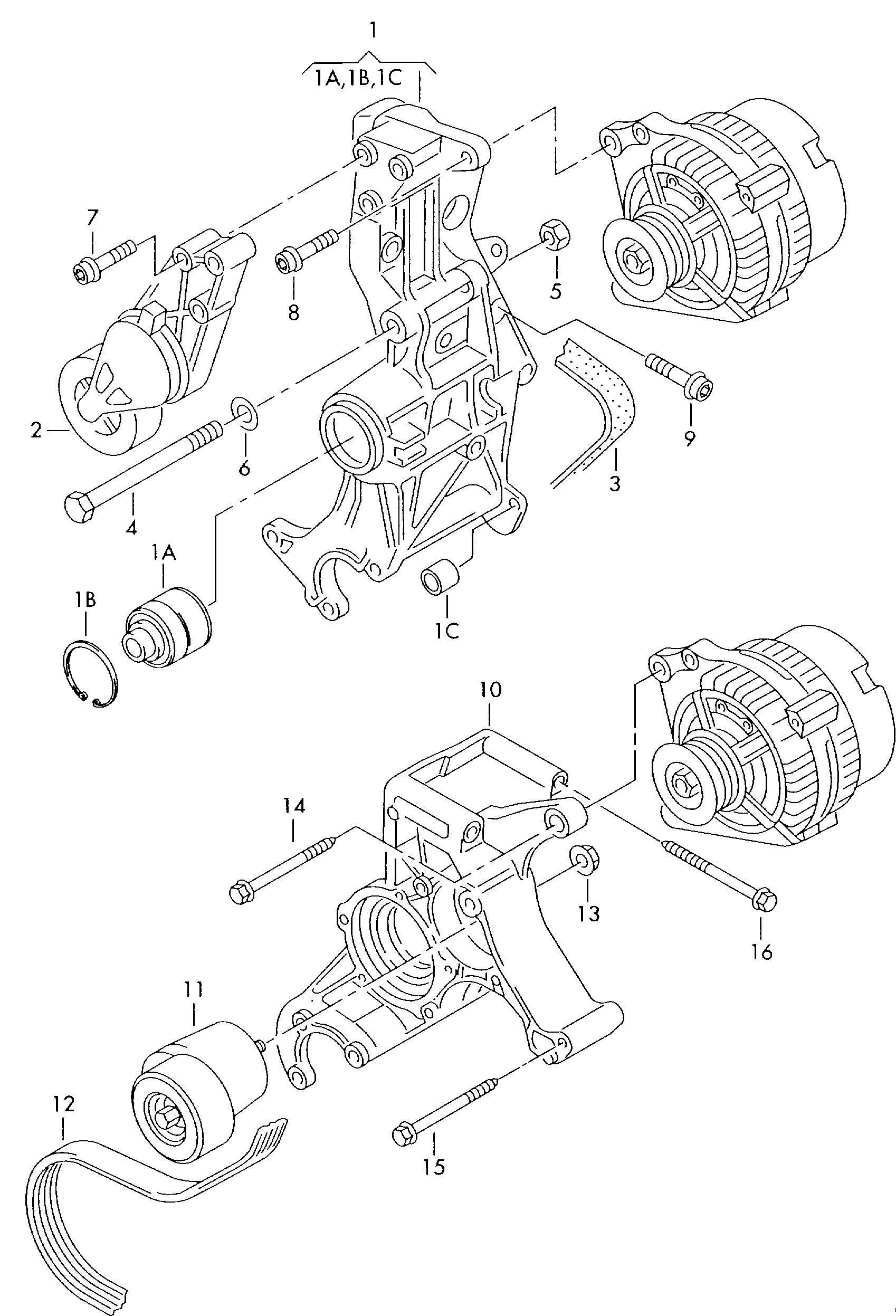 Seat 028 903 137 AR - Keilrippenriemen alexcarstop-ersatzteile.com