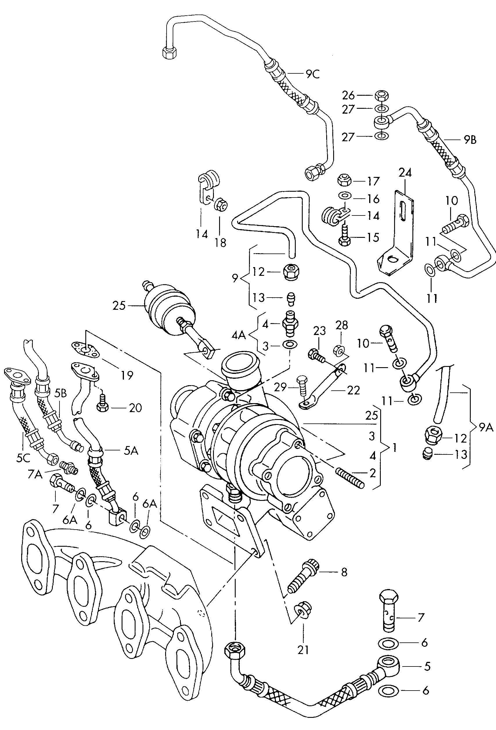 AUDI 028 145 702 R - Lader, Aufladung alexcarstop-ersatzteile.com