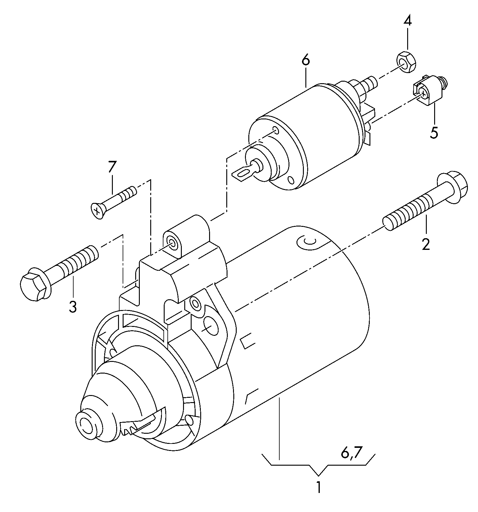 Seat 02E911023M - Starter alexcarstop-ersatzteile.com