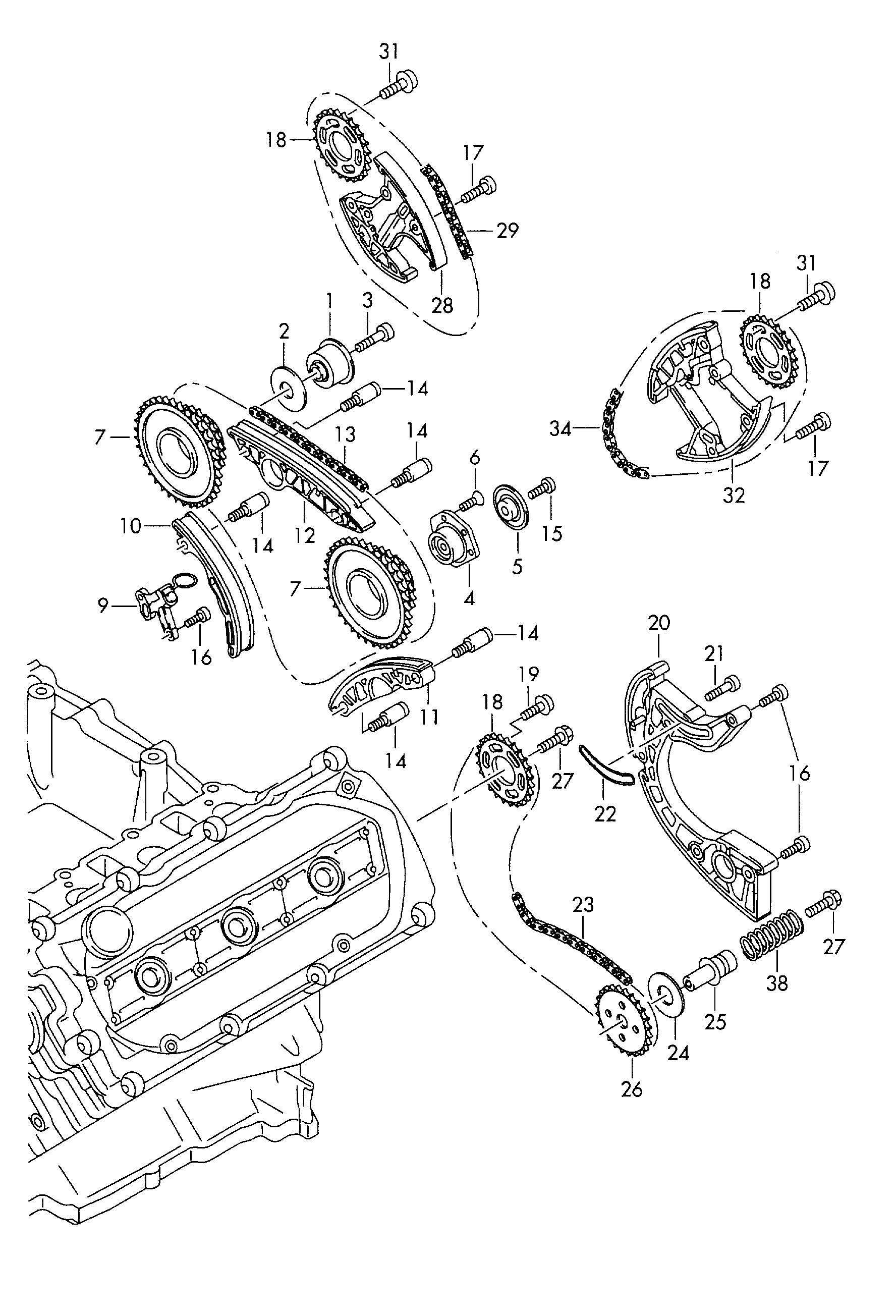 VW 079 109 510 M - Gleitschiene, Steuerkette alexcarstop-ersatzteile.com