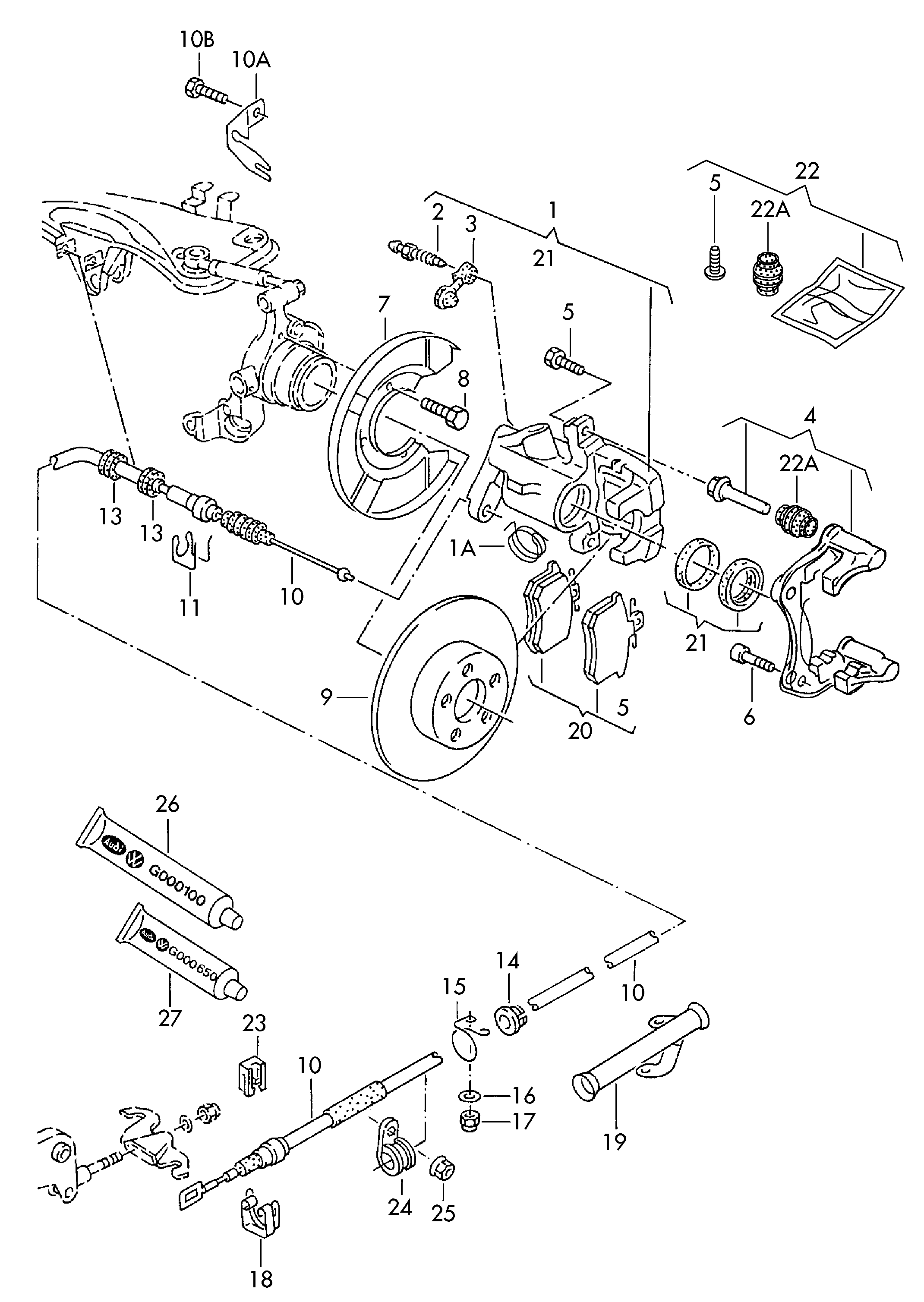 Seat 4D0615423E - Bremssattel alexcarstop-ersatzteile.com