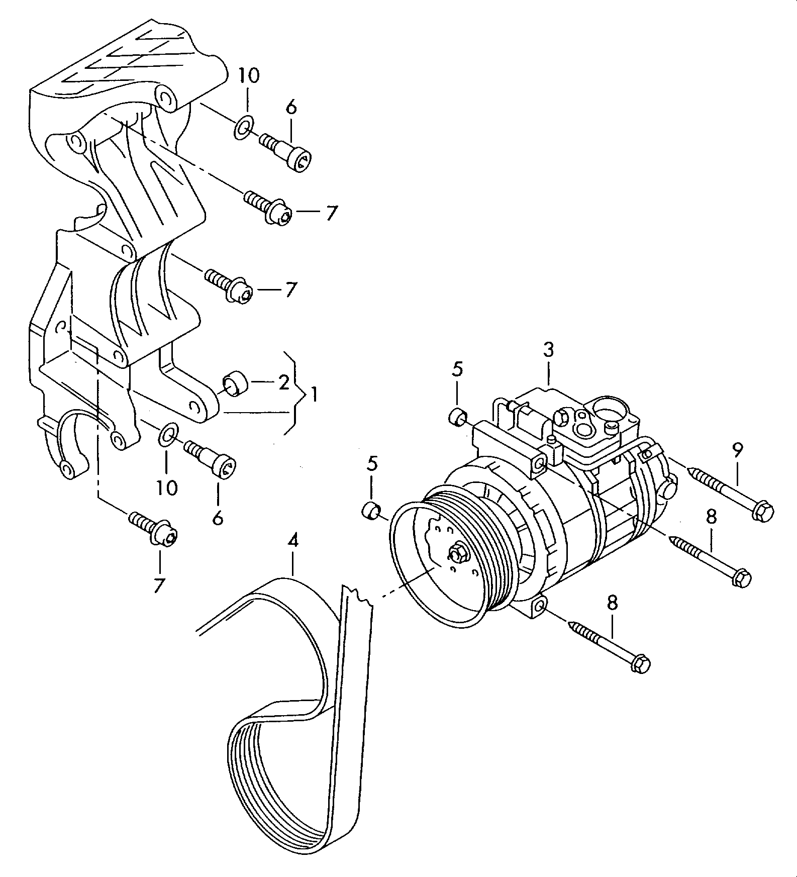 Porsche 7L6820803P - Kompressor, Klimaanlage alexcarstop-ersatzteile.com