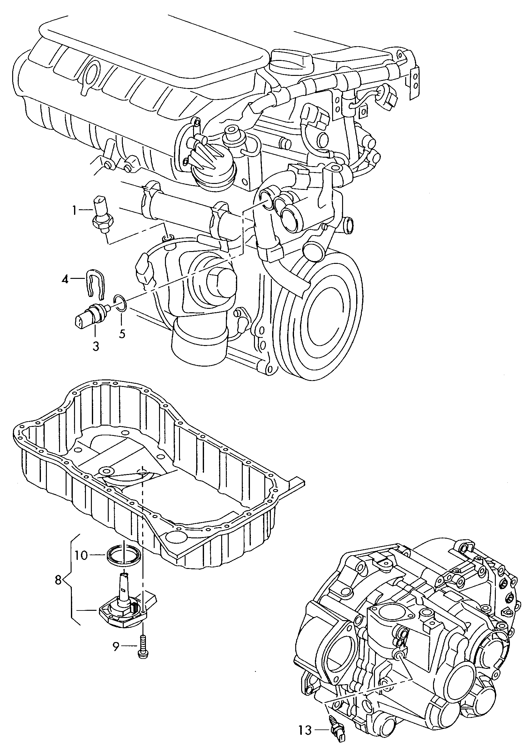 Seat 038 919 081 M - Sensor, Öldruck alexcarstop-ersatzteile.com